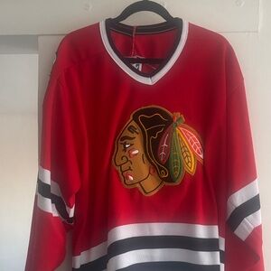 Chicago Blackhawks Cosby vintage red jersey size large